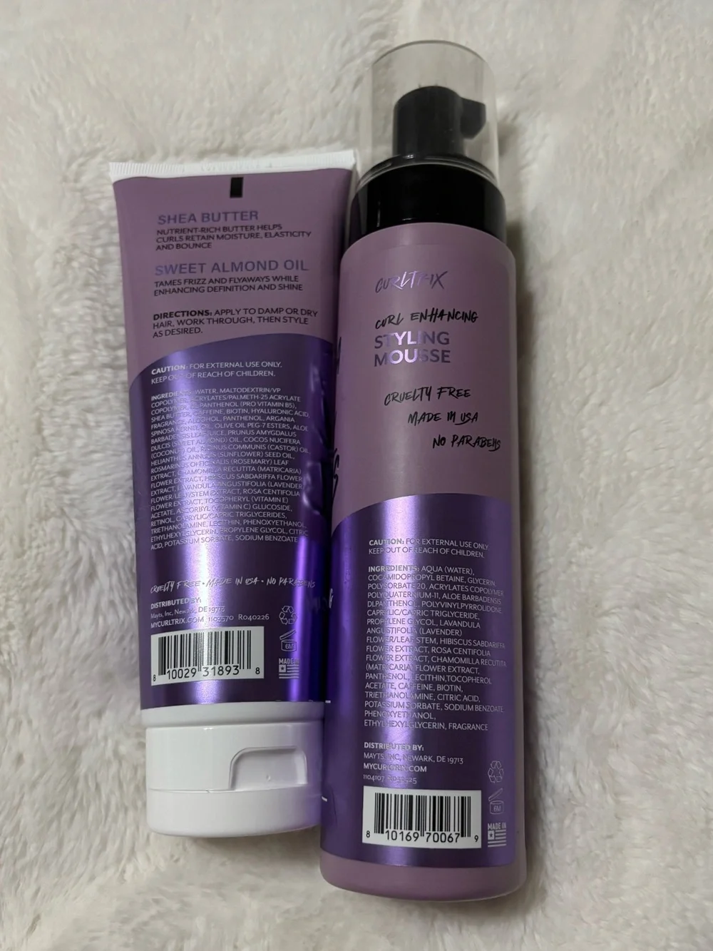 Purple Curl-Enhancing Styling Mousse & Jelly Duo